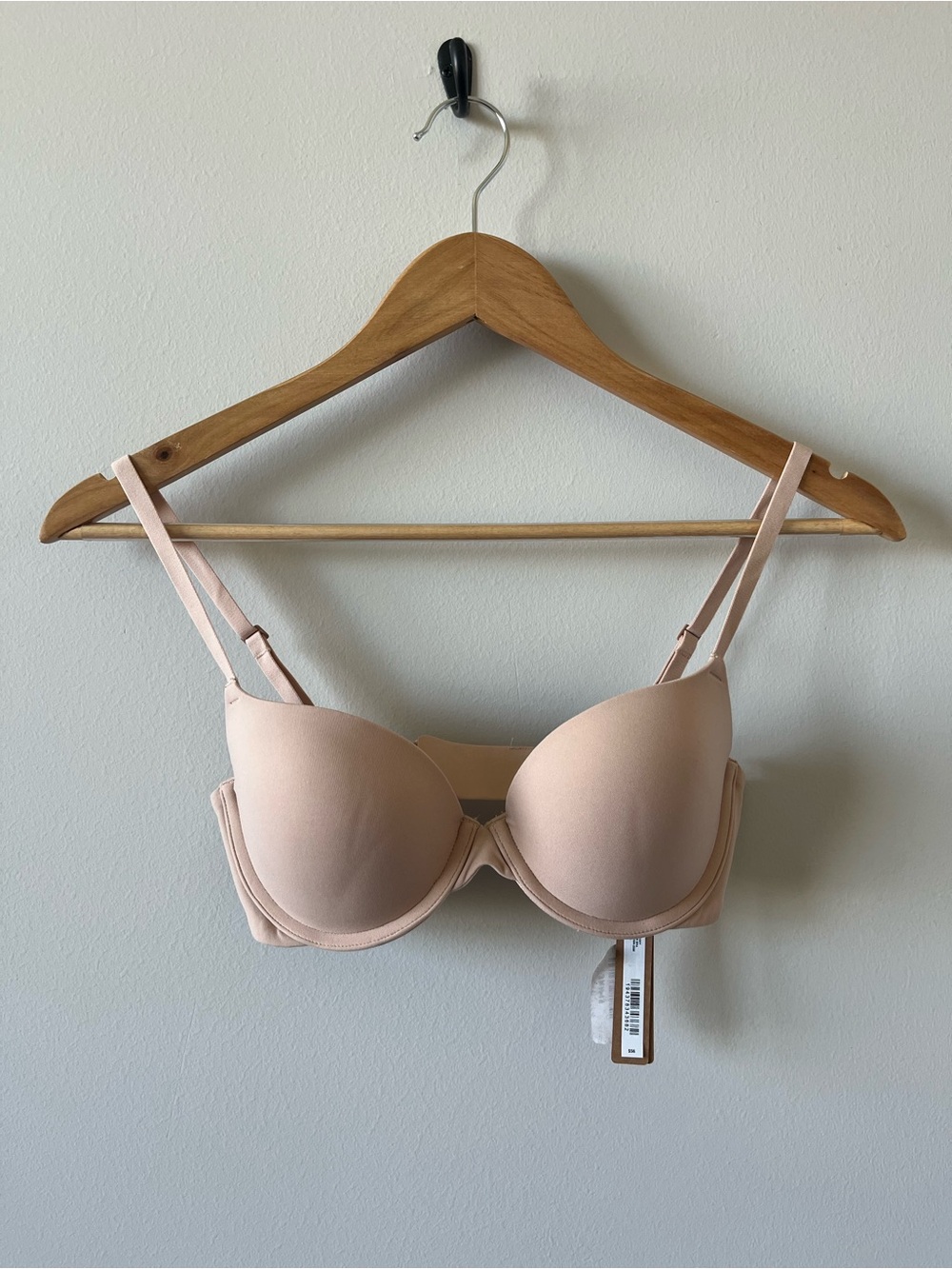 SKIMS Fits Everybody Push-Up Demi Bra 32C NWT Mica Color